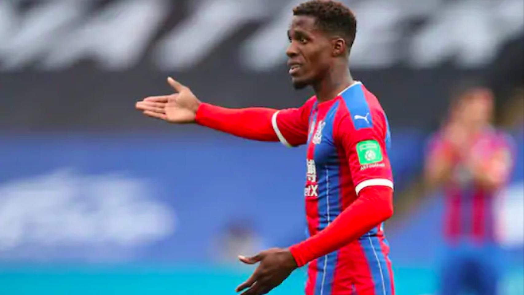 Wilfried Zaha, con el Crystal Palace