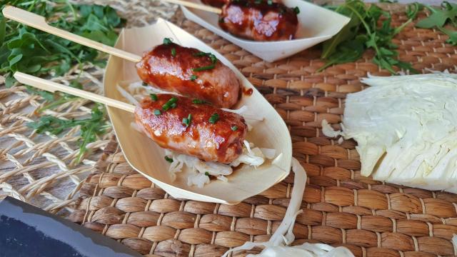 Tsukune, albóndigas japonesas de pollo