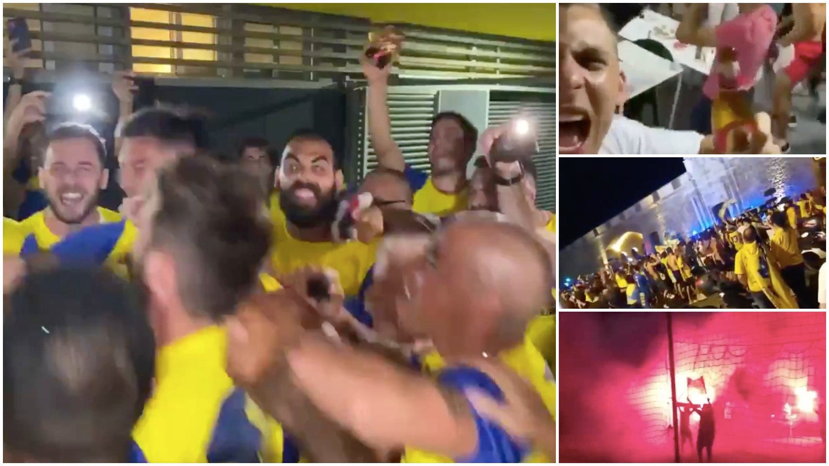 El fiestón del ascenso del Cádiz