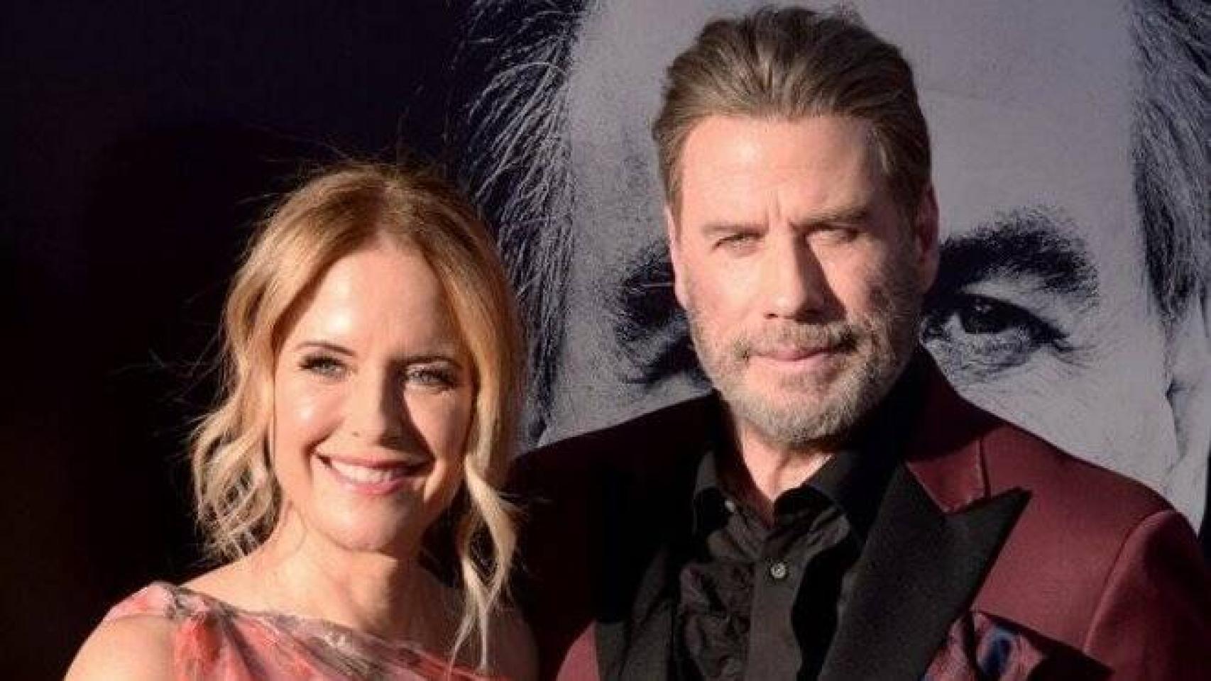 John Travolta y Kelly Preston