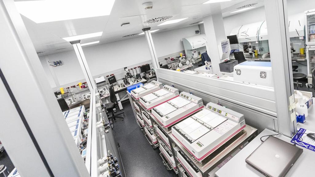 Uno de los laboratorios del IVI para la medicina reproductiva y la embriología.