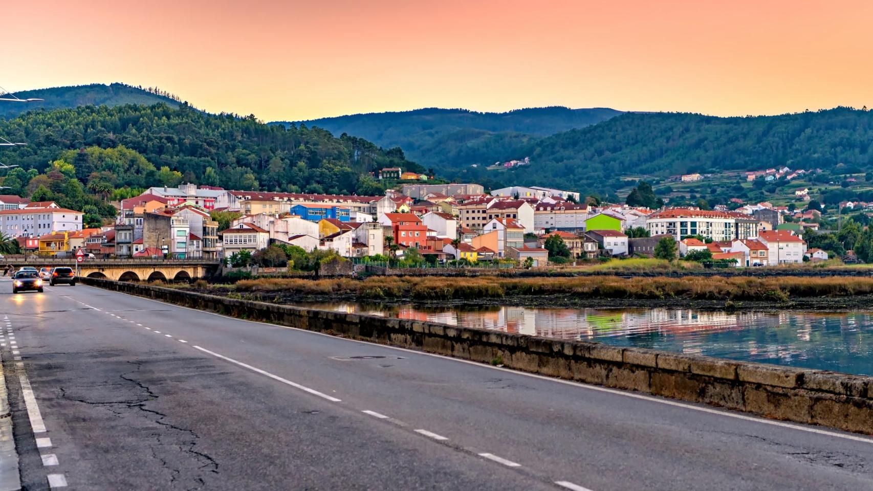 Noia al atardecer (A Coruña)