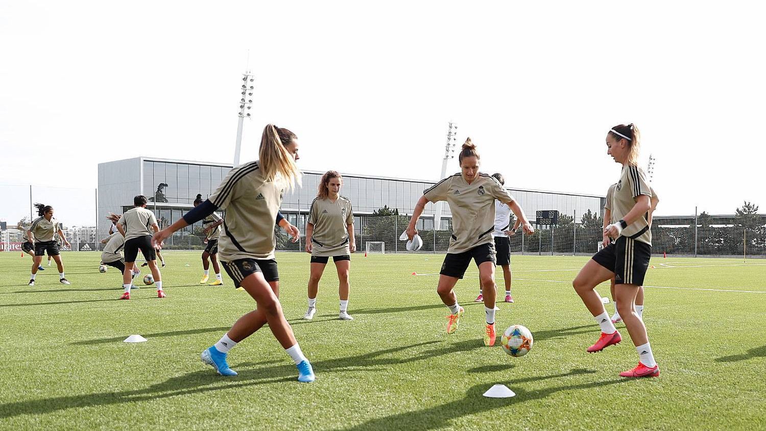 Entrenamiento del Real Madrid Femenino
