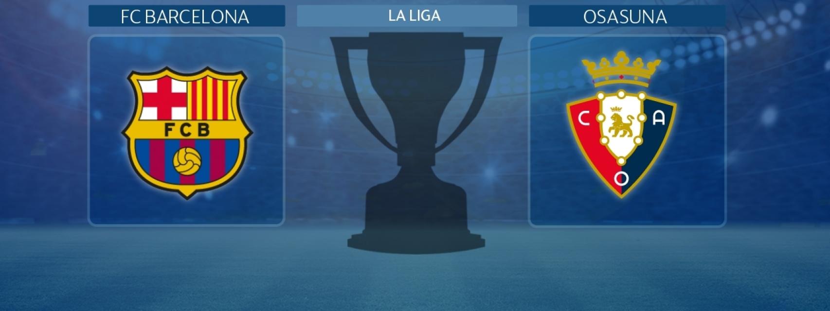 FC Barcelona - Osasuna, partido de La Liga