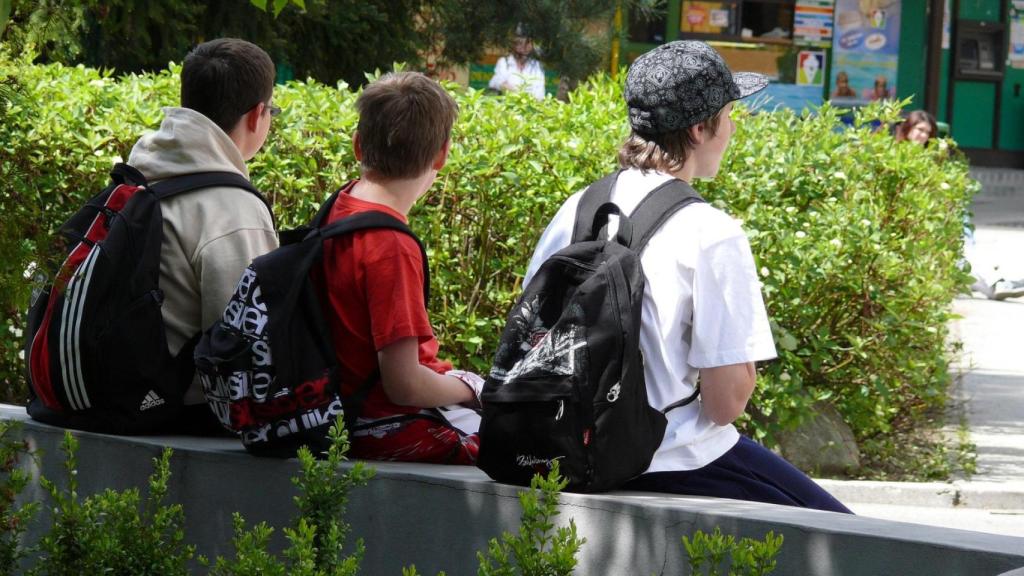 Un grupo de adolescentes.