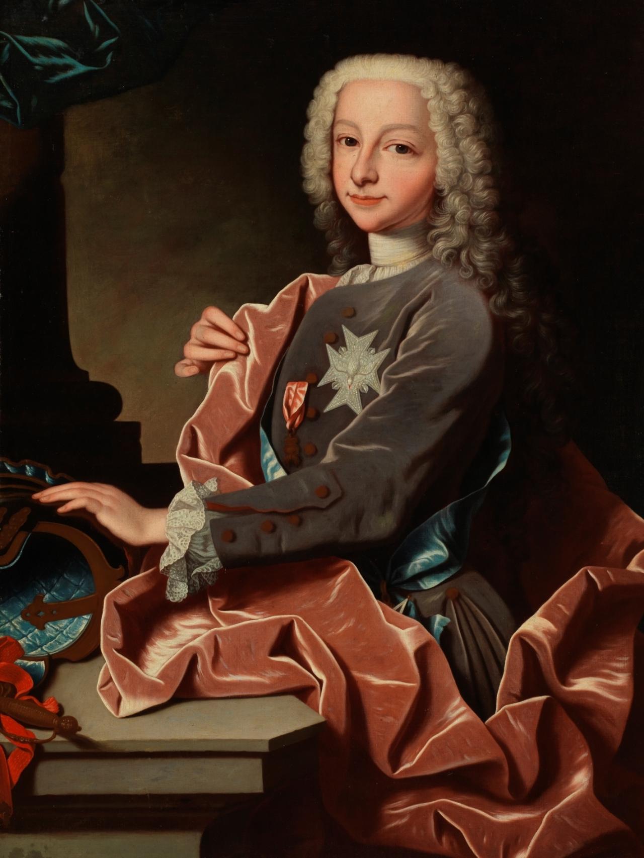 Carlos III de joven, por Jean Ranc.