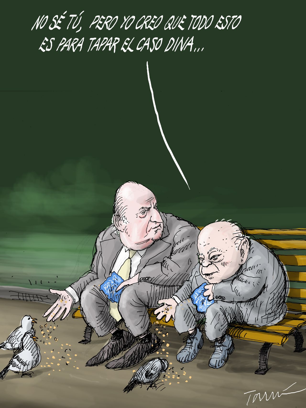 Tapar el caso Dina.