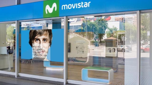 Una tienda Movistar.