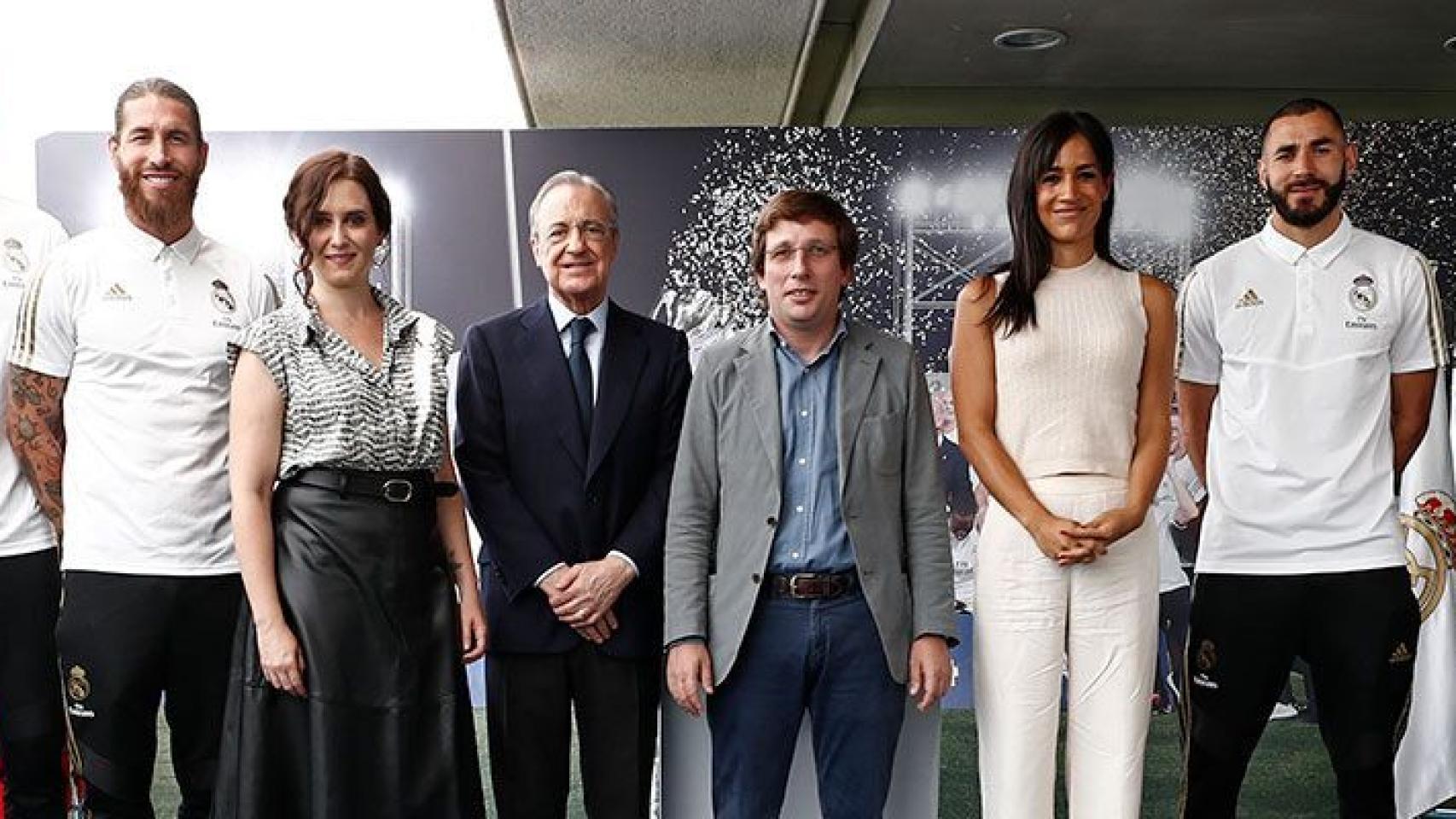 Acto institucional del Real Madrid en Valdebebas