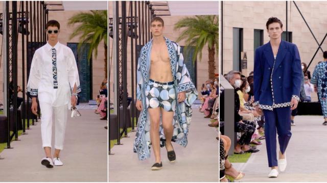 Modelos de Dolce & Gabanna en montaje de JALEOS.