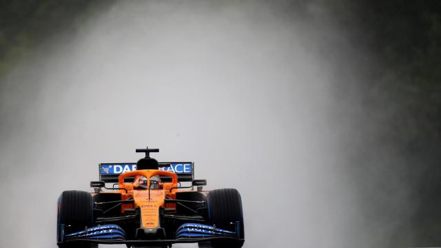 Carlos Sainz Jr., sobre la lluvia del Gran Premio de Hungría de Fórmula uno en los primeros entrenamientos libres