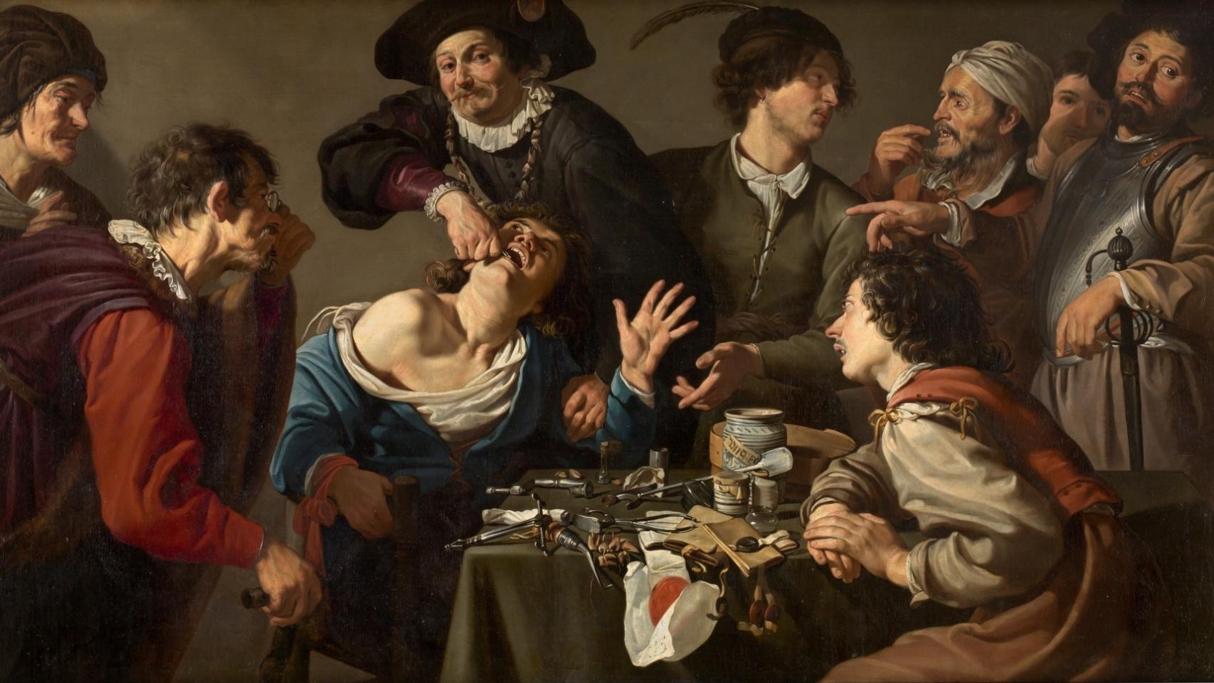 'El charlatán sacamuelas', de Theodoor Rombouts.