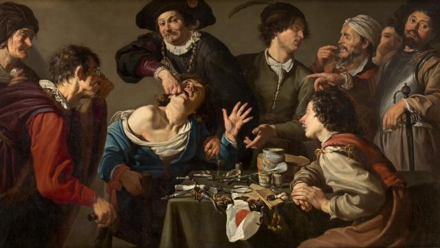 'El charlatán sacamuelas', de Theodoor Rombouts.