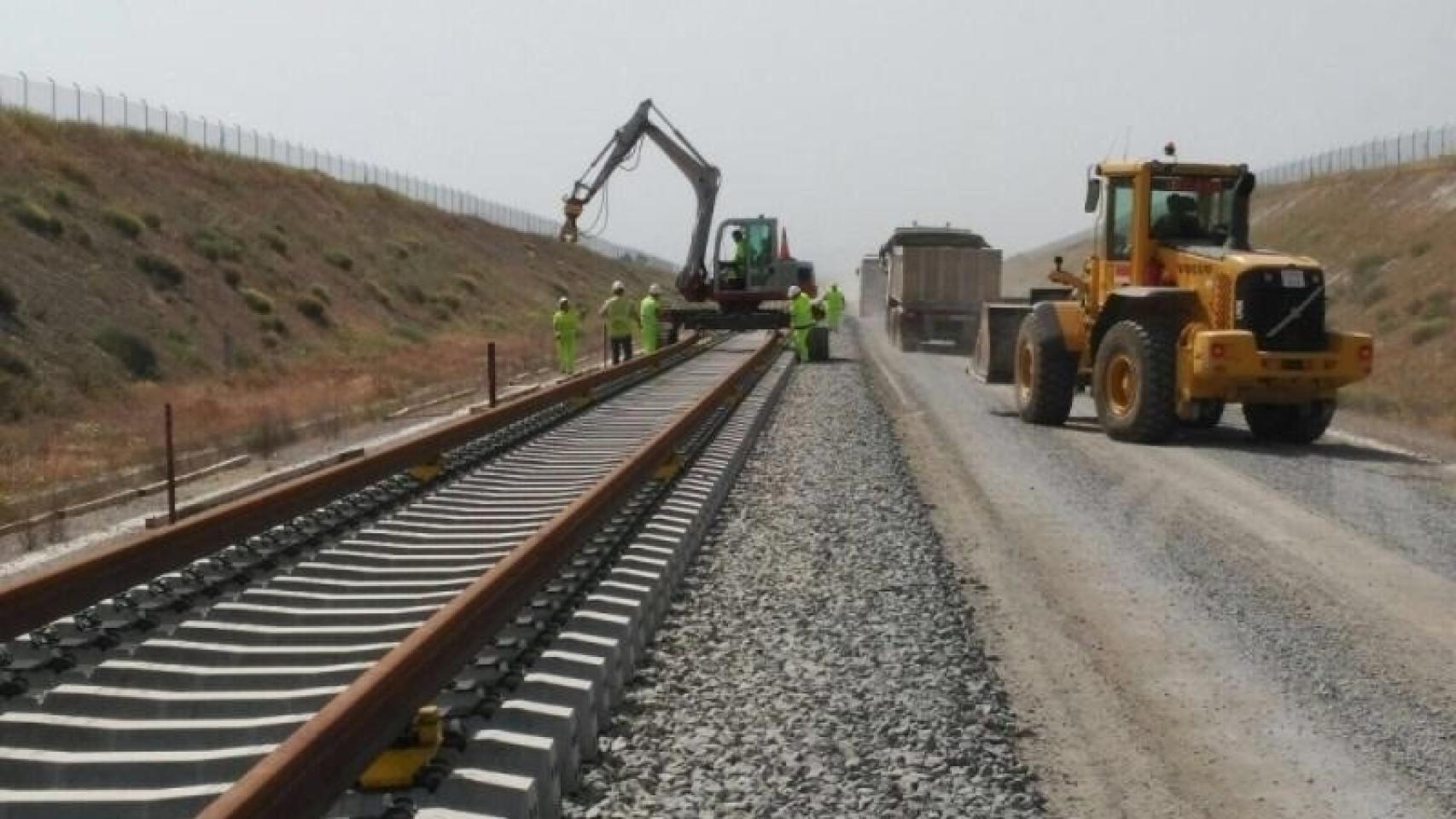 Obras del AVE.