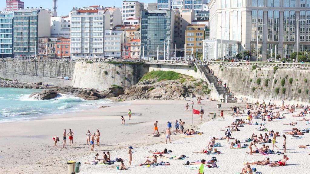 Playas de A Coruña.