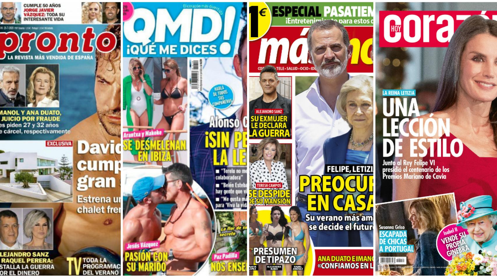 Estas son las revistas de este lunes.