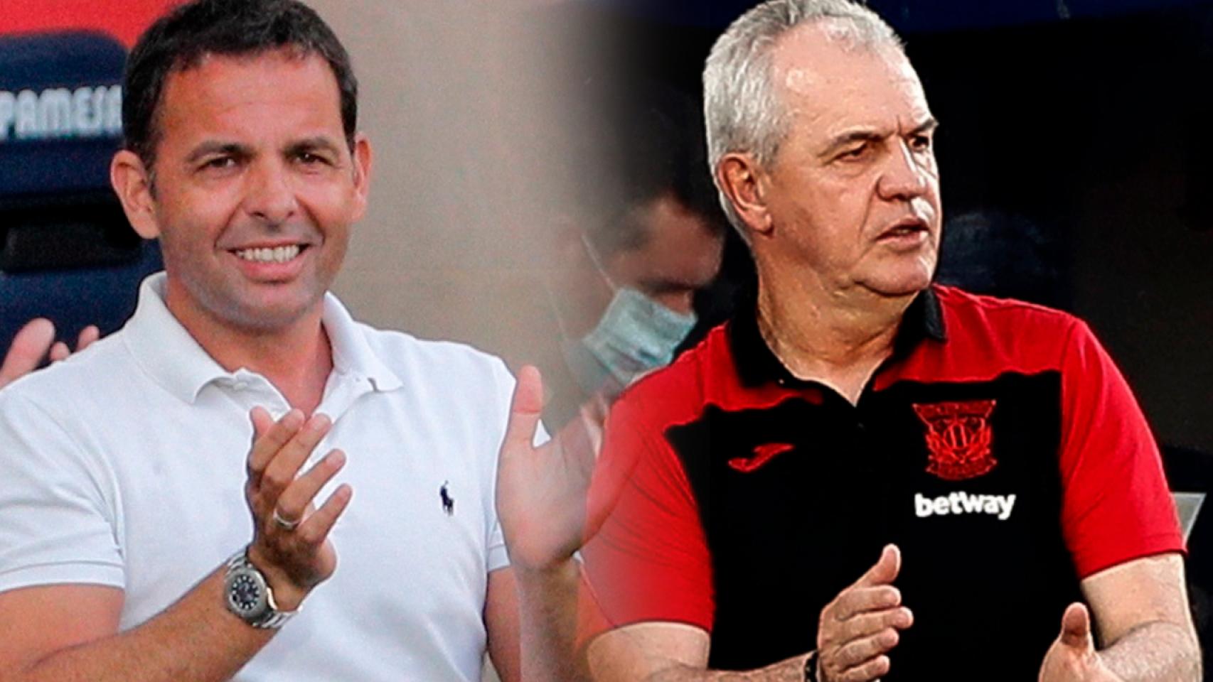 Javi Calleja y Javier Aguirre