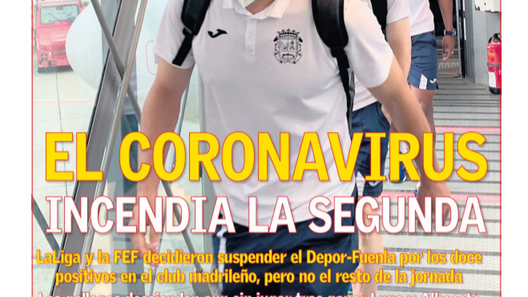 La portada del diario AS (21/07/2020)