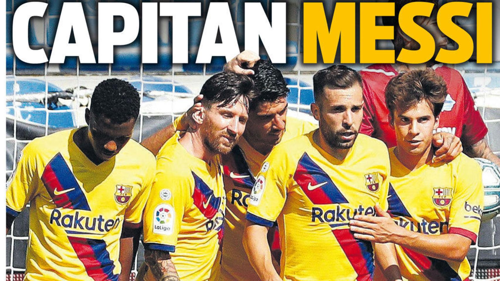 La portada del diario SPORT (21/07/2020)