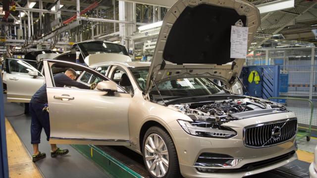 La Planta de Volvo Car Corporation en Torslanda (Suecia).