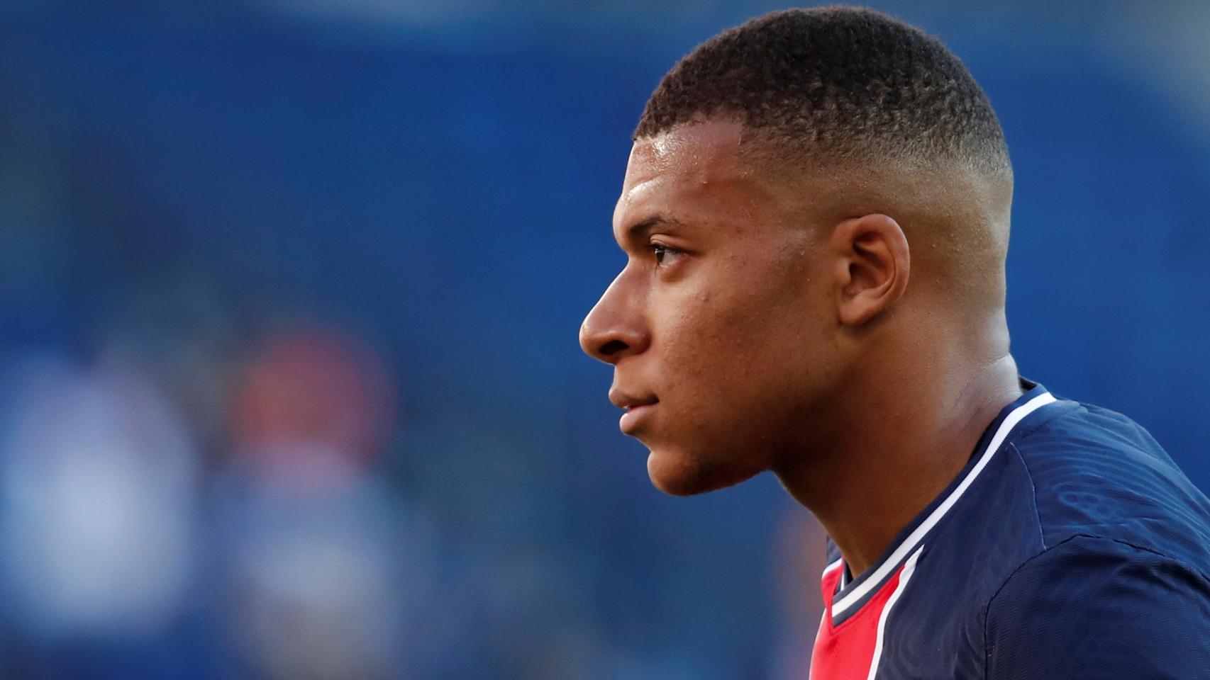 Kylian Mbappé, durante el partido ante el Celtic con el PSG