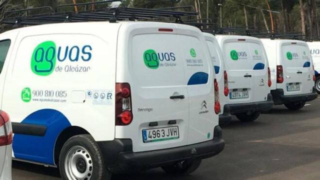 Flota de vehículos de Aguas de Alcázar