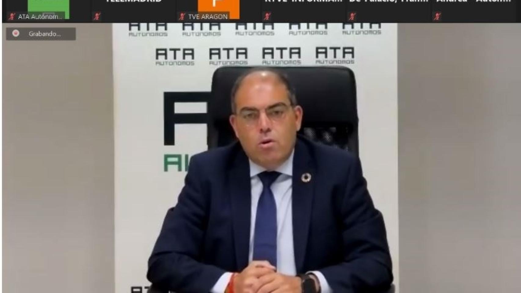 El presidente de ATA, Lorenzo Amor.