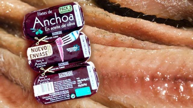 Anchoas marca Hacendado del Mercadona.