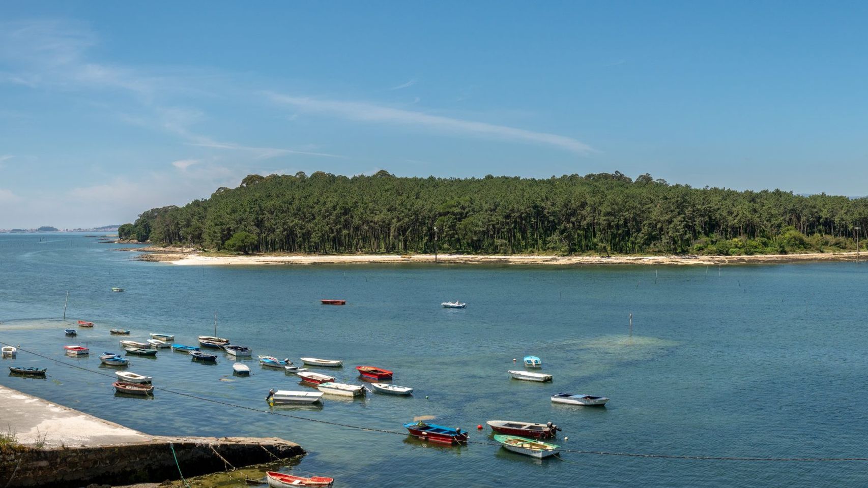 La Isla de Cortegada, en la Ría de Arousa