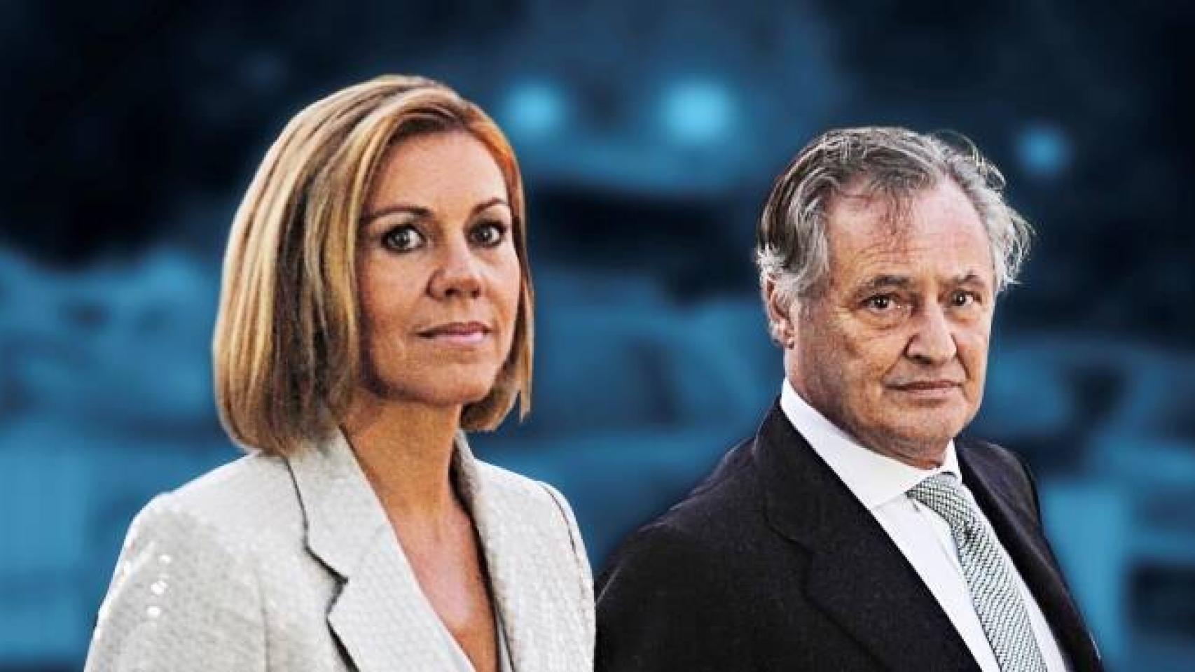 María Dolores de Cospedal e Ignacio López del Hierro