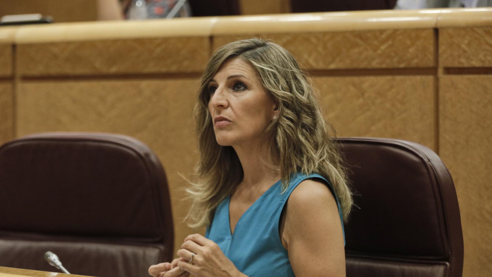 Yolanda Díaz, en el Senado.