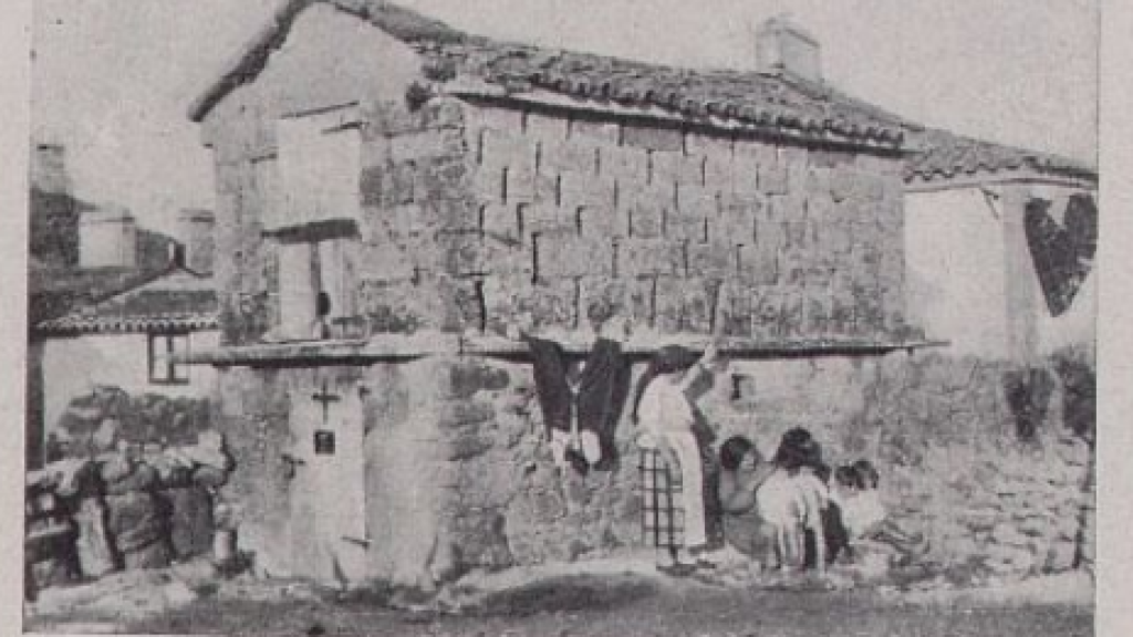 Foto del libro Los Hórreos Gallegos, de Juan López Soler (1931)