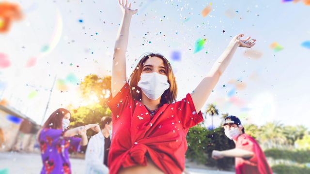 fiestas mascarillas