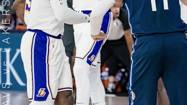 LeBron James y Luka Doncic