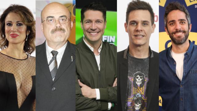 Silvia Jato, Constantino Romero, Jaime Cantizano, Christian Gálvez y Roberto Leal.