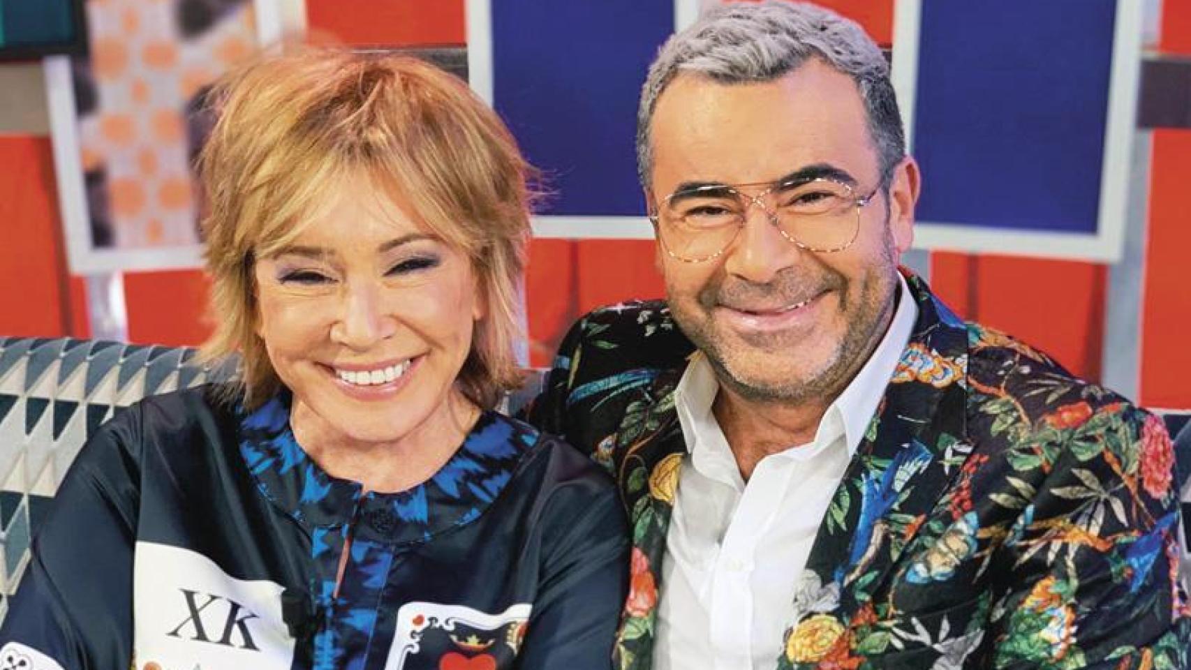 Mila Ximénez y Jorge Javier Vázquez, en una imagen de 'Sálvame'.