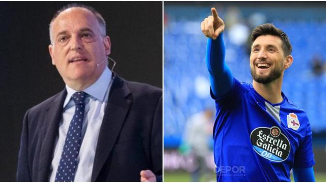 Borja Valle, jugador del Dépor, a Javier Tebas: Los tienes bien gordos