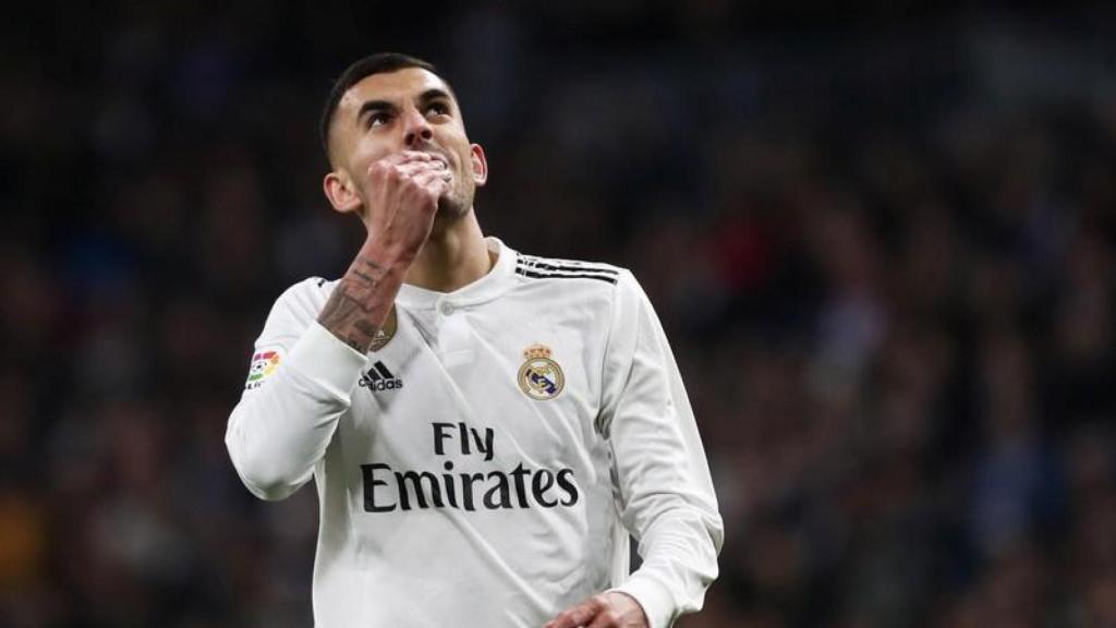 Ceballos celebra un gol