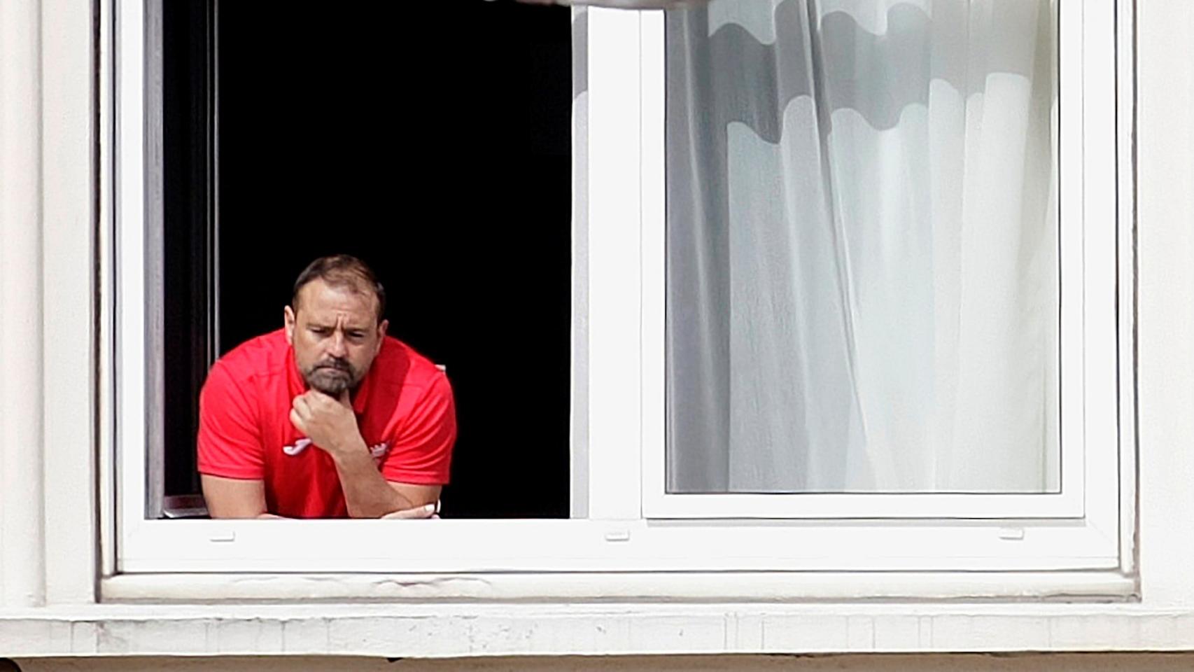 El hotel donde se encuentra confinado el Fuenlabrada