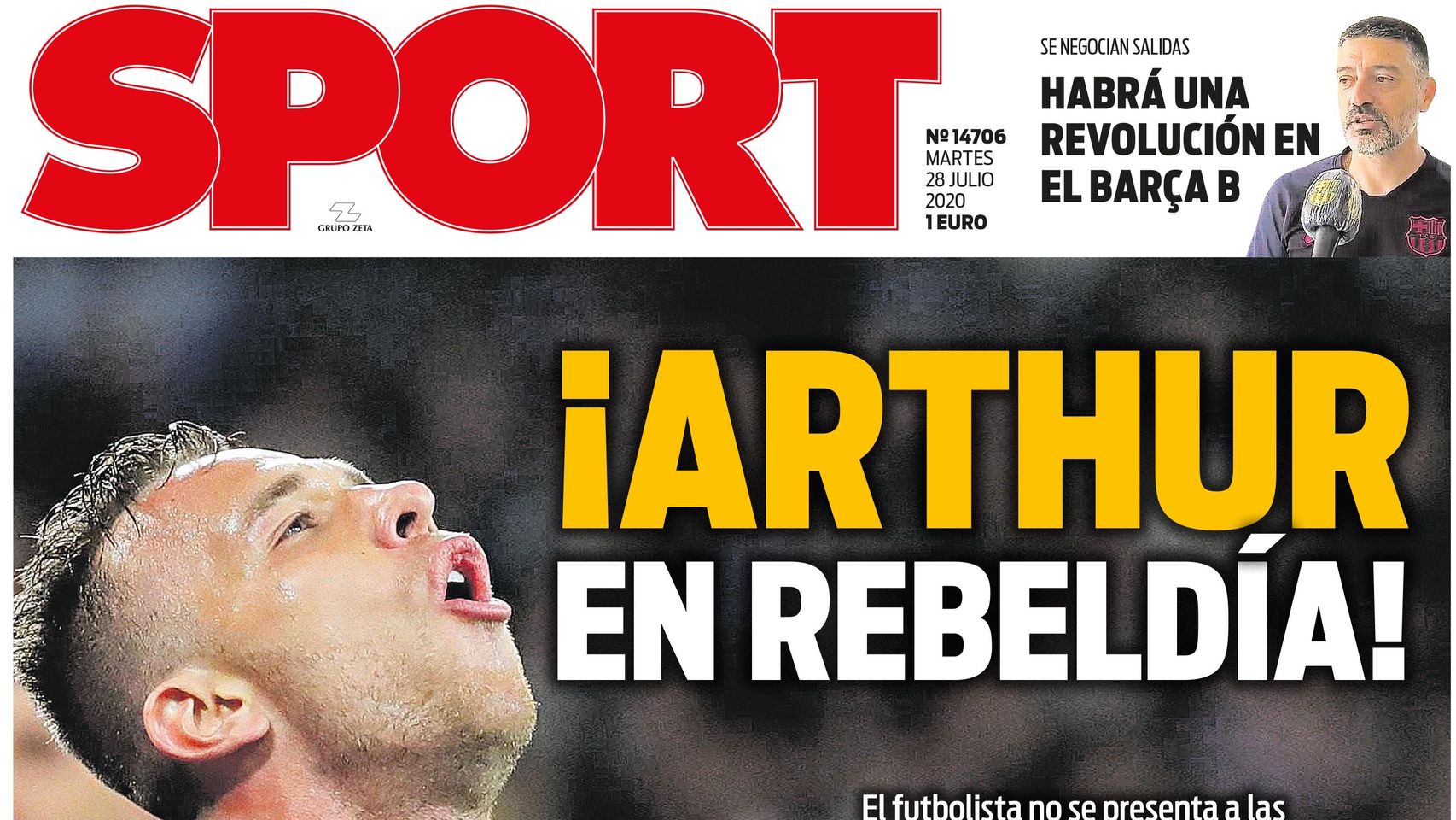 Portada Sport (28/07/20)