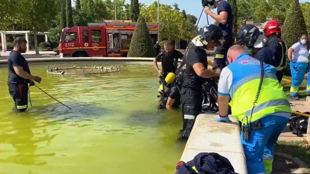 En esta fuente ha fallecido el joven de 16 años de Móstoles
