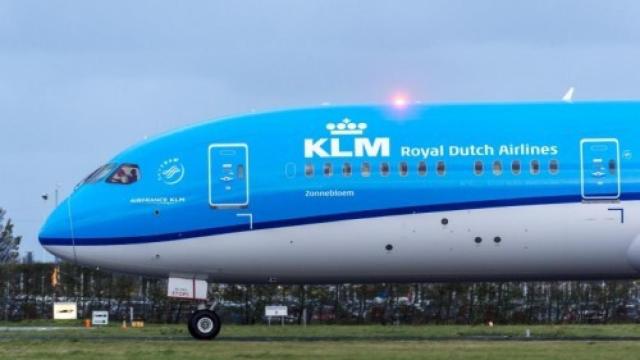 Avión de la aerolínea KLM