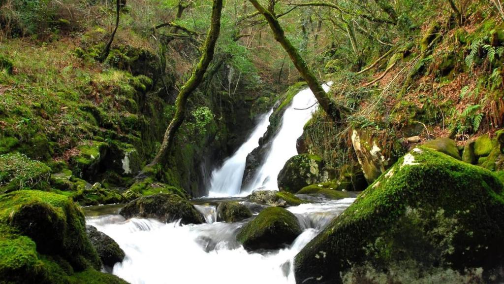 Cascada de Santa Leocadia (Enaldea Mazaricos vía Facebook)
