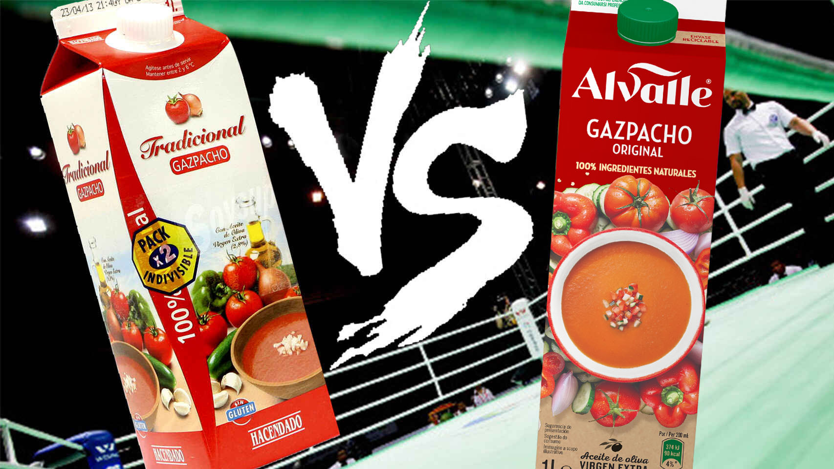 Gazpacho Hacendado y Alvalle