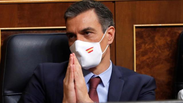 Pedro Sánchez, en el Congreso de los Diputados.