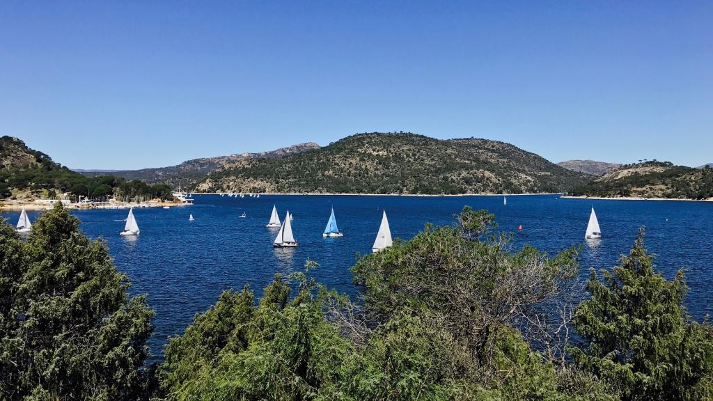 Pantano de San Juan en Madrid.