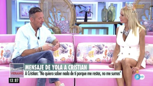 Yola Berrocal y Joaquín Prat en 'El Programa del Verano'.