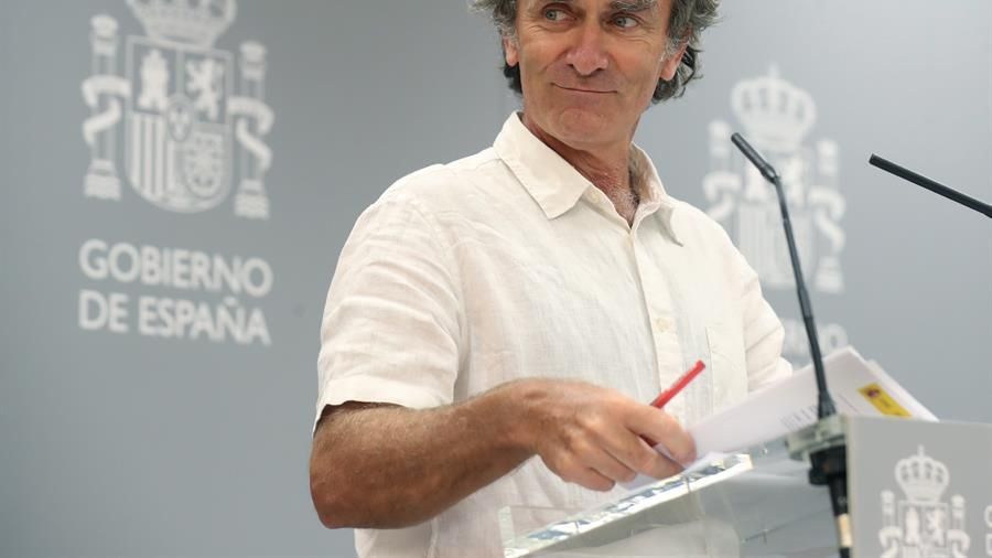 El director del Centro de Alertas y Emergencias del Ministerio de Sanidad, Fernando Simón.