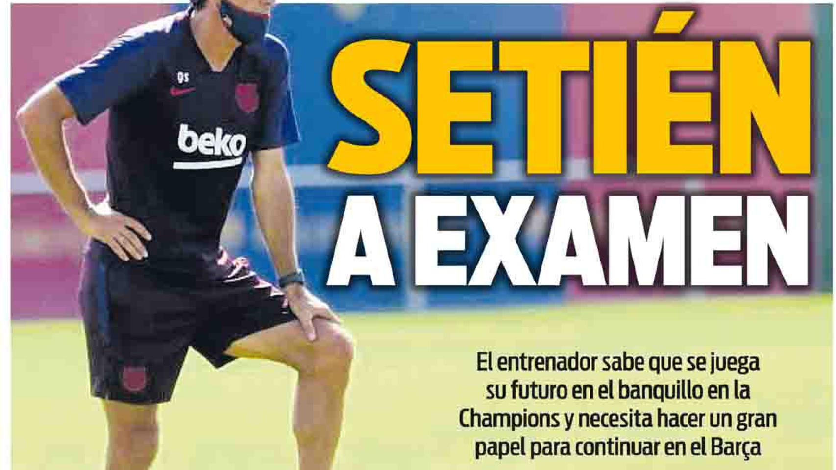 Portada Sport (30/07/20)
