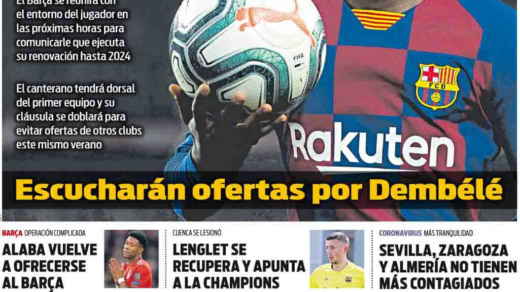 Portada Sport (31/07/20)